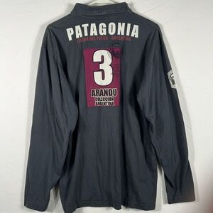 🔥 ARANDU CAUTRO TACOS PATAGONIA Argentina Soccer Shirt Gray Men Sz Lg - PERFECT